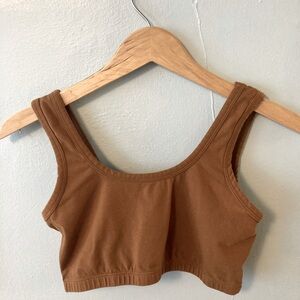 ARQ - full coverage bra - toffee - L